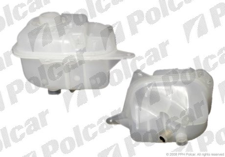 Бачок компенсационный Audi 100 85-90 1.8-2.3 Polcar 1307ZB-1