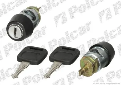 Циліндр замка запалювання (з ключом) Audi 80 90- Audi 100 Polcar 1308Z-07