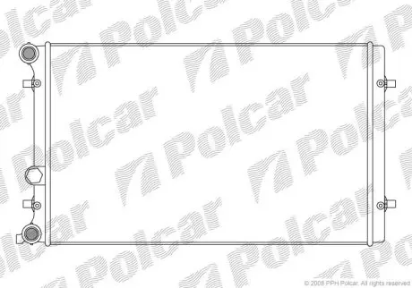 Радиатор охлаждения Polcar 132308-1
