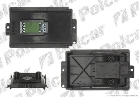 Резистор обігрівача Audi A3 96-03 /Seat Cordoba 99-02, Ibiza III, Leon /Skoda Octavia /VW Bora, Golf IV, Polo Polcar 1323KST-1