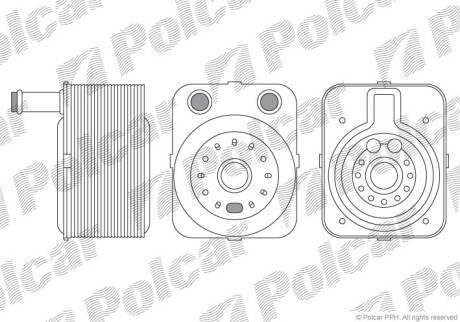 Радіатори масла Polcar 1323L8-3