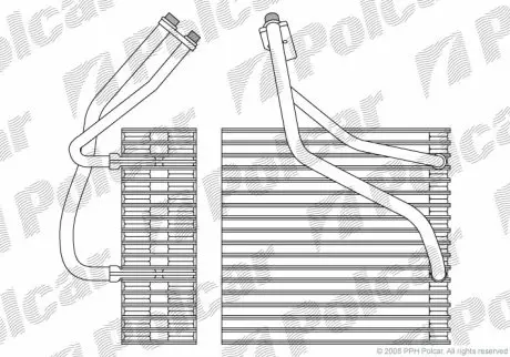 Випарник кондиціонера Polcar 1323P8-1