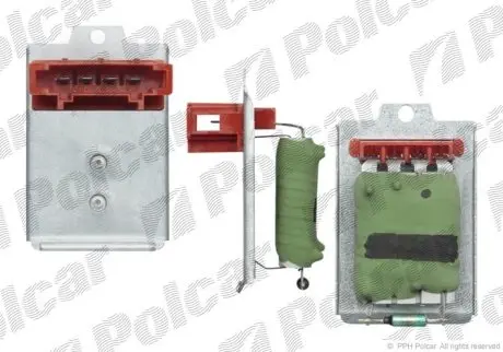 Резистор вентилятора салону Polcar 1324KST1X