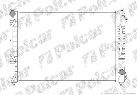 Радиатор охлаждения Polcar 132708-1