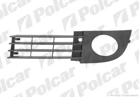 Решетка в бампер правая Polcar 13272714
