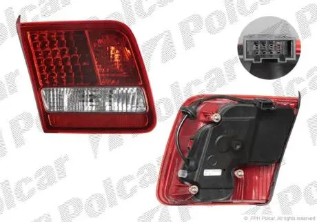 Ліхтар задній A8 03-10 Polcar 1329881X