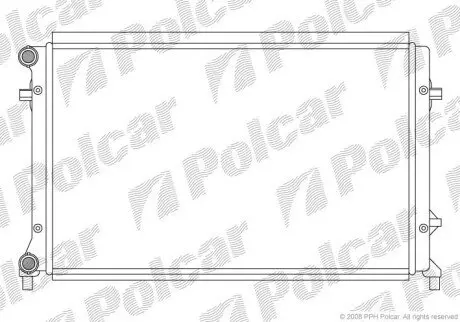 Радиатор охлаждения Polcar 133108-3