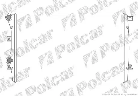 Радиатор охлаждения Polcar 133108A2