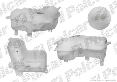 Бачок расширительный Audi A4 2.5/2.7TDI 11.00-03.09 Polcar 1334ZB-2
