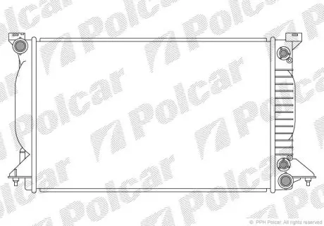 Радиатор охлаждения Polcar 133508-2