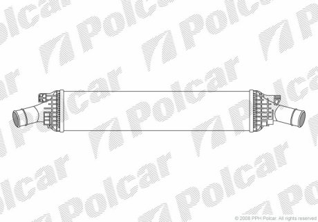 Радиатор воздуха (Интеркуллер) Polcar 1337J81X