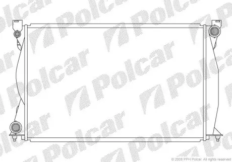 Радіатор охолодження Polcar 133808-6