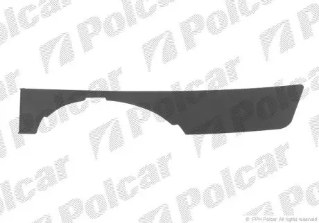 Рамка фари протитуманної ліва Polcar 13382711