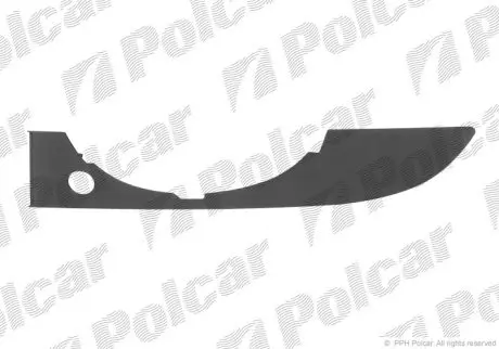 Рамка фари протитуманної права Polcar 13382714