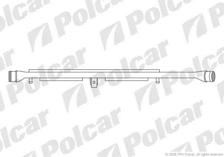 Радиатор воздуха (Интеркуллер) Polcar 1338J83X