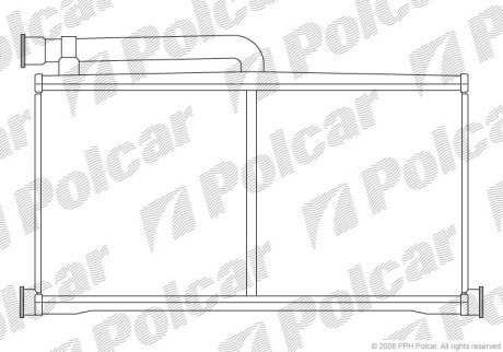 Радиатор обогрева Polcar 1338N81X