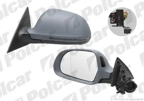Дзеркало зовнішнє праве Polcar 133952-M