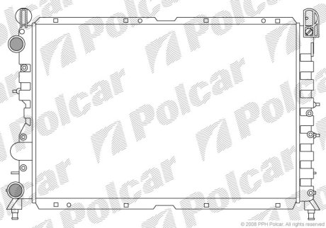 Радиаторы охлаждения Polcar 1402083X