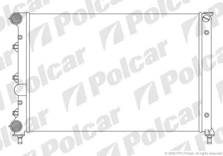 Радиаторы охлаждения Polcar 140408A3