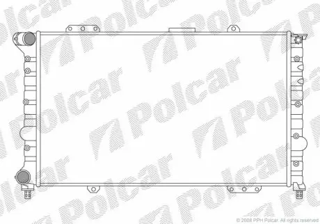 Радіатор охолодження Polcar 140708A2