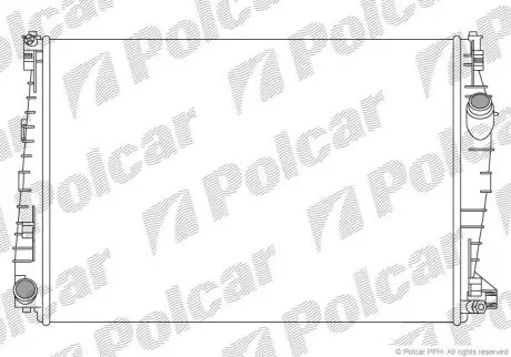Радіатор охолодження Polcar 141108-1 (фото 1)