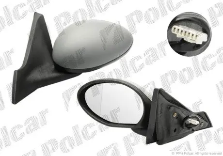 Дзеркало зовнішнє праве Polcar 1440524E