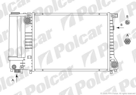 Радіатори охолодження Polcar 200708-1