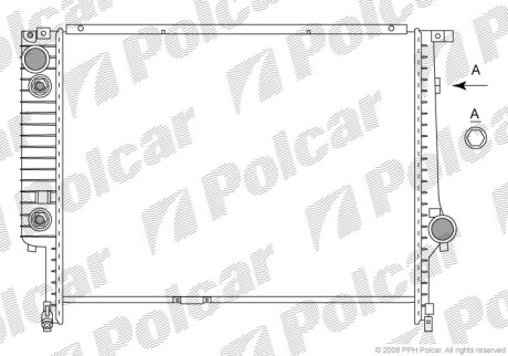 Радіатори охолодження Polcar 200708-4