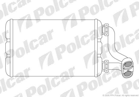 Радіатор обігріву Polcar 2007N8-5