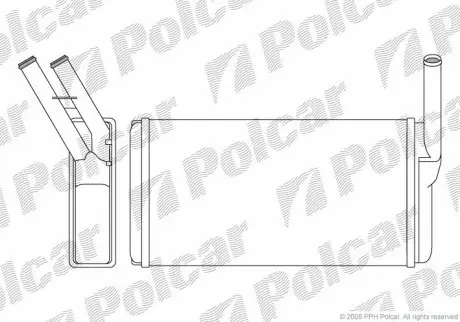 Радіатор обігріву Polcar 2013N8-1