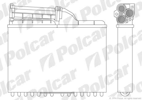 Радіатори обігріву Polcar 2015N8-3