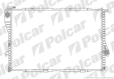 Радиатор охлаждения Polcar 201608-7