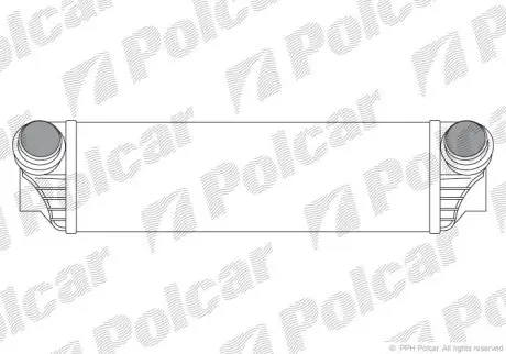 Радиатор воздуха (Интеркуллер) Polcar 2019J82X