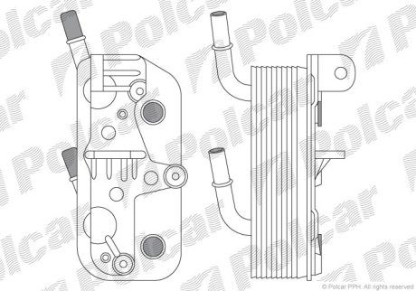 Радиатор масла Polcar 2022L8-2