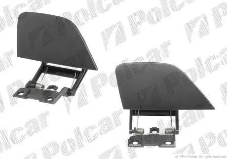 Заглушка отвору омивача фари права Polcar 20230718