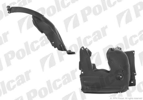Підкрилок правий Polcar 2040FP-2