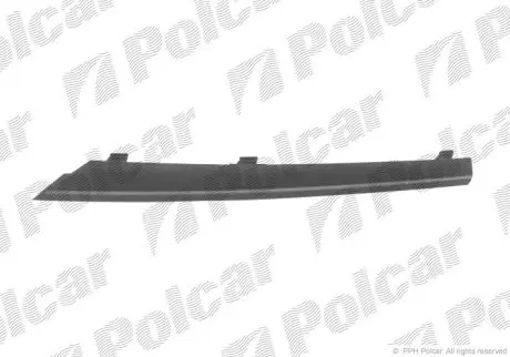 Накладка решетки бампера правая Polcar 204227-6