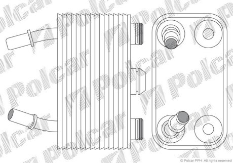 Радиатор масла Polcar 2050L81X (фото 1)