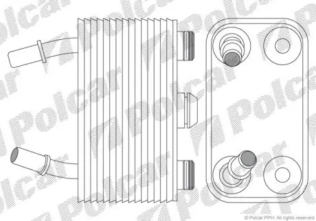 Радіатор масла Polcar 2050L81X