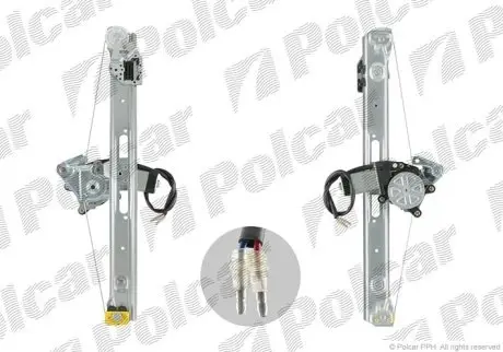 Склопідйомник електричний Polcar 2050PSE4