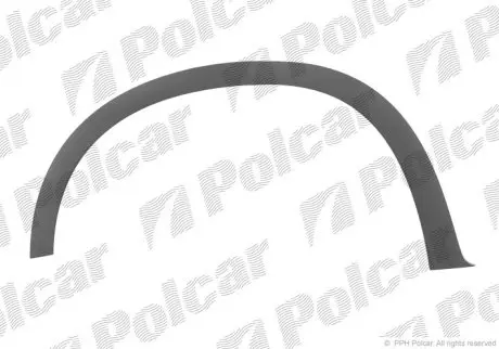 Накладка крыла левая Polcar 20510110