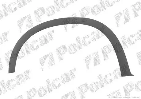 Накладка крыла правая Polcar 20510210