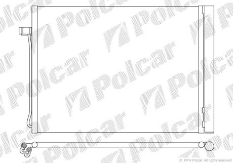 Радіатори кондиціонера Polcar 2051K8C1