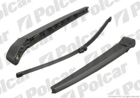 Щетка стеклоочистителя задн. с приводным рычагом Flat 390mm Polcar 2051RWT1