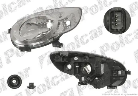Фара основная Polcar 230109-V