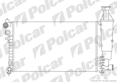 Радіатор охолодження Polcar 230608-6
