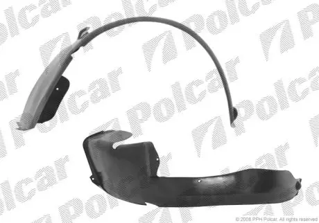 Подкрылок левый Polcar 2307FL-1