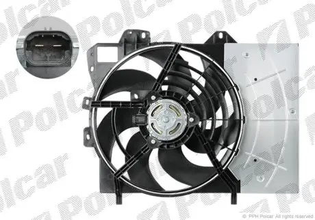 Вентилятор з корпусом / кронштейном Polcar 231623W2