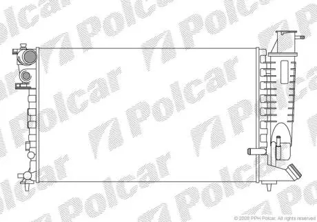Радиатор охлаждения Polcar 232408A9