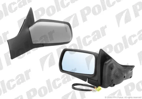 Дзеркало зовнішнє ліве CITROEN XANTIA 3.93- Polcar 2325513E